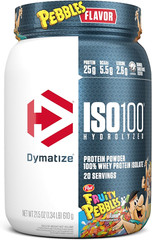 DYMATIZE ISO100® Hydrolyzed Protein Powder 100% Whey Protein Isolate 20 Servings