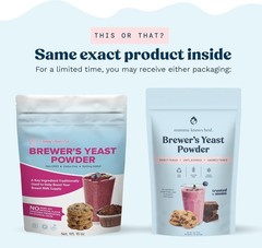Mommy Knows Best Brewer’s Yeast Powder Breastfeeding Support, Gluten-Free, 15 oz