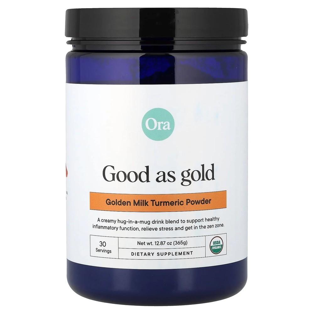 2 X Ora, Good As Gold, Golden Milk Turmeric Powder, 12.87 oz (365 g)
