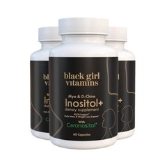 3-Pack Black Girl Vitamins Inositol – Weight Loss & Nutrition Support