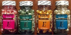 4 bottles Vitamin E Skin Oil avocado/aloe vera/royal jelly/Squalene Set of 4