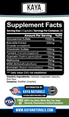 Triple Strength Pain Relief Supplement, Joint Support Glucosamine, Turmeric, MSM