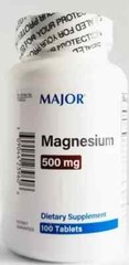 Major Magnesium 500mg 100ct Tablets