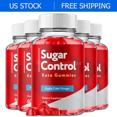 (5 Pack) Sugar Control Keto ACV Gummies 1000MG SugarControl Vitamin 300 Gummies