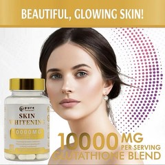 Skin Whitening 10000mg Glutathione & Vitamin Collagen 60 Capsules