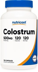 Nutricost Colostrum Capsules 500mg, 120 Capsules – Gluten Free, Non-GMO
