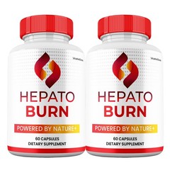 Hepato Burn Capsules, Max Strength All Natural HepatoBurn Pills (2 Pack)