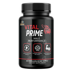 Vital Prime- Bodybuilding & Men’s Health Support- 90 Capsules