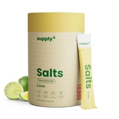 Supply6 Salts | Electrolyte Mix | Zero Added Sugar, (54 Servings, Lemon Lime) b2