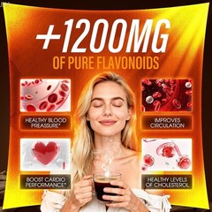 1200mg Cocoa Forest High Flavanol Black Powder Flavonoids Supplement