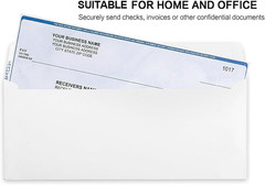 500 Pack #10 Single Left Window SELF Seal Security Envelopes, Designed for Quick