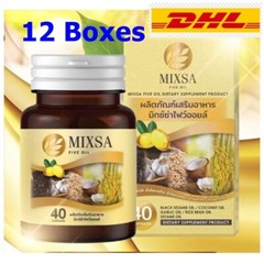 12X Mixsa Five Oil 5Natural Stimulate Nourishing Brain Sleep Bone Metabolism