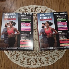 NIB Optimum Nutr. Starter Kit Creatine Amin-o-energy And Whey Protein. 2 Boxes.