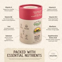Grass Fed Bovine Kidney Capsules 3000mg