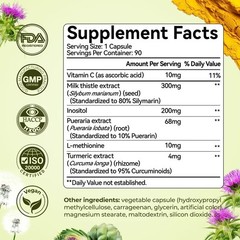 Oxyenergy Milk Thistle Liver Detox & Colon Cleanse,Natural Liver Health Support