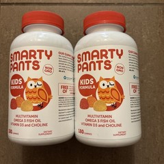 Lot Of 2! SmartyPants Kids Formula Multivitamin, 2x 180 Gummies EXP 05/27