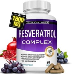 Resveratrol Nutrition 1800 mg Antioxidant Complex – Highly Potent Natural Pills