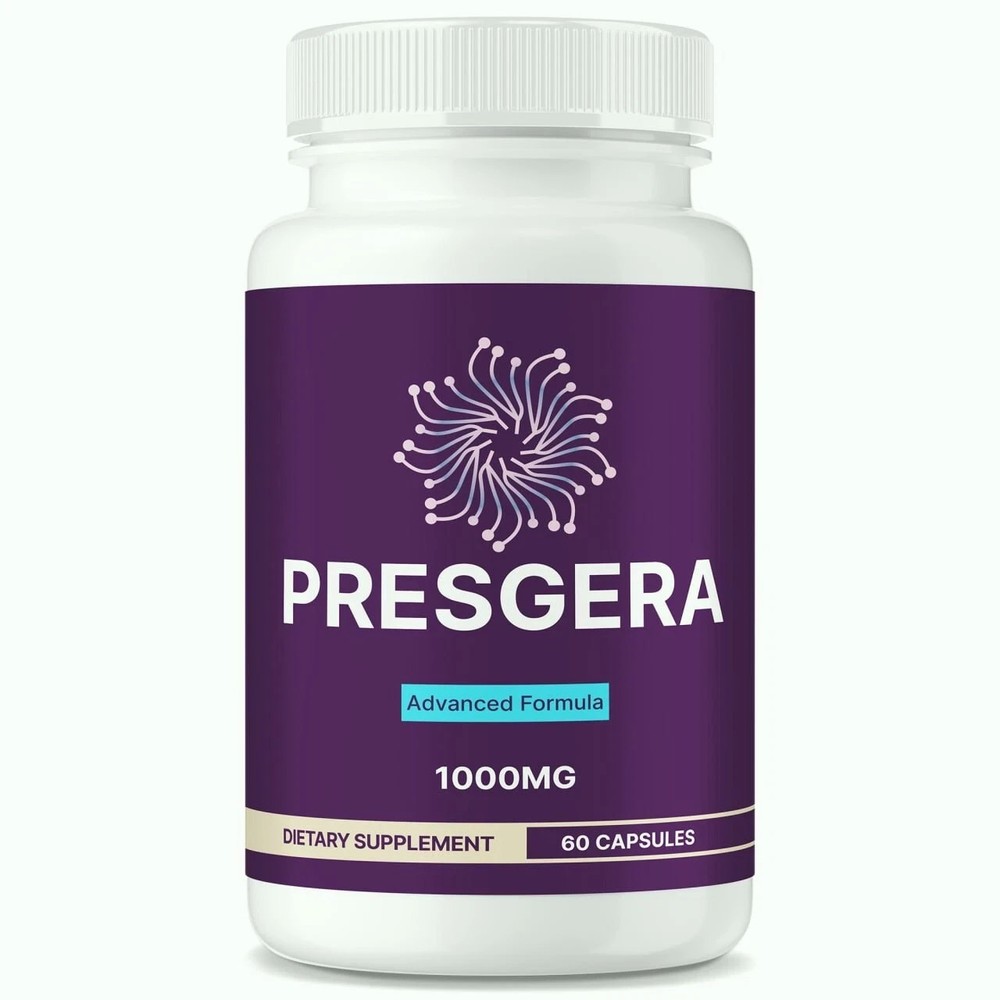 Presgera Nerve Health Pills, Advanced Nerve Support Formula 60ct, Pack of 1