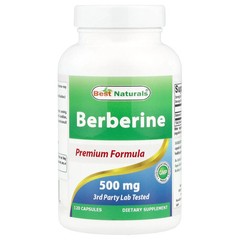2 X Best Naturals, Berberine, 500 mg, 120 Capsules