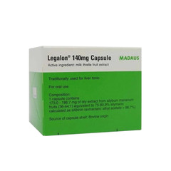 LEGALON 140mg by Madaus Germany Traditionally used for liver 100 Capsules