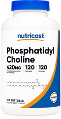 Nutricost Phosphatidylcholine 420Mg 120 Softgels – Gmo-Free Gluten-Free