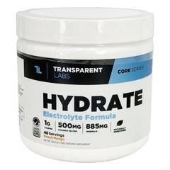 Transparent Labs Hydrate Electrolyte Formula Peach Mango 0.69 lbs – 40 Servings