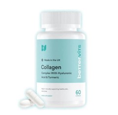 1-3Pack 60 Capsules & Turmeric BetterVits Collagen Complex with Hyaluronic Acid