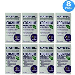 Natrol Cognium Memory Extra Strength 60 Tablets 8 Pack New Exp 09/2026