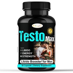 Testosterone Booster, Increase Stamina & Strength, Drive Energy For Male -60 C