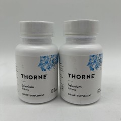 THORNE Selenium Supplement 200 mcg 60 capsules x 2 – EXP 01/2027+