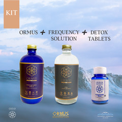 kIT SUPER FOOD⭐️ ORMUS+ZINC SUPPLEMENT+DETOX TABLETS-100%NATURAL W SEA MINERALS