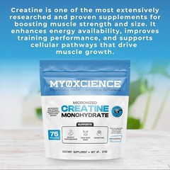 MYOXCIENCE Micronized Creatine | with 100% Creavitalis—The World’s Purest Mic…