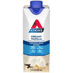 Atkins Protein Shake Creamy Vanilla, Keto Friendly, Gluten Free, 4 Ct- Free Ship