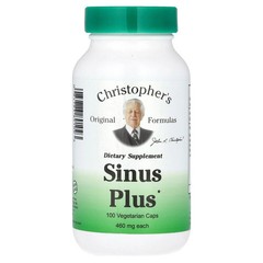 2 X Christopher’s Original Formulas, Sinus Plus, 100 Vegetarian Caps