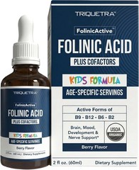 Organic Folinicactive Kids – Folinic Acid + B12, B6 & B2 Cofactors – Gentle Meth
