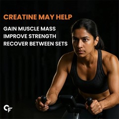Carbamide Forte Creatine Monohydrate Powder 308g Orange Flavor For Men & Women