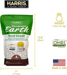 Diatomaceous Earth Food Grade, 4lb with Powder Duster Included in the Bag