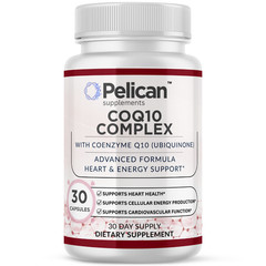 Pelican CoQ10 Complex 200mg – Heart & Energy Support | 30 Capsules