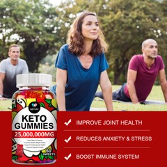Keto ACV Gummies – 25000000MG BHB Weight Loss Fat Burner Appetite Suppressant