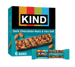 KIND Dark Chocolate Nuts & Sea Salt Bars, 6 Count, 6-Pack