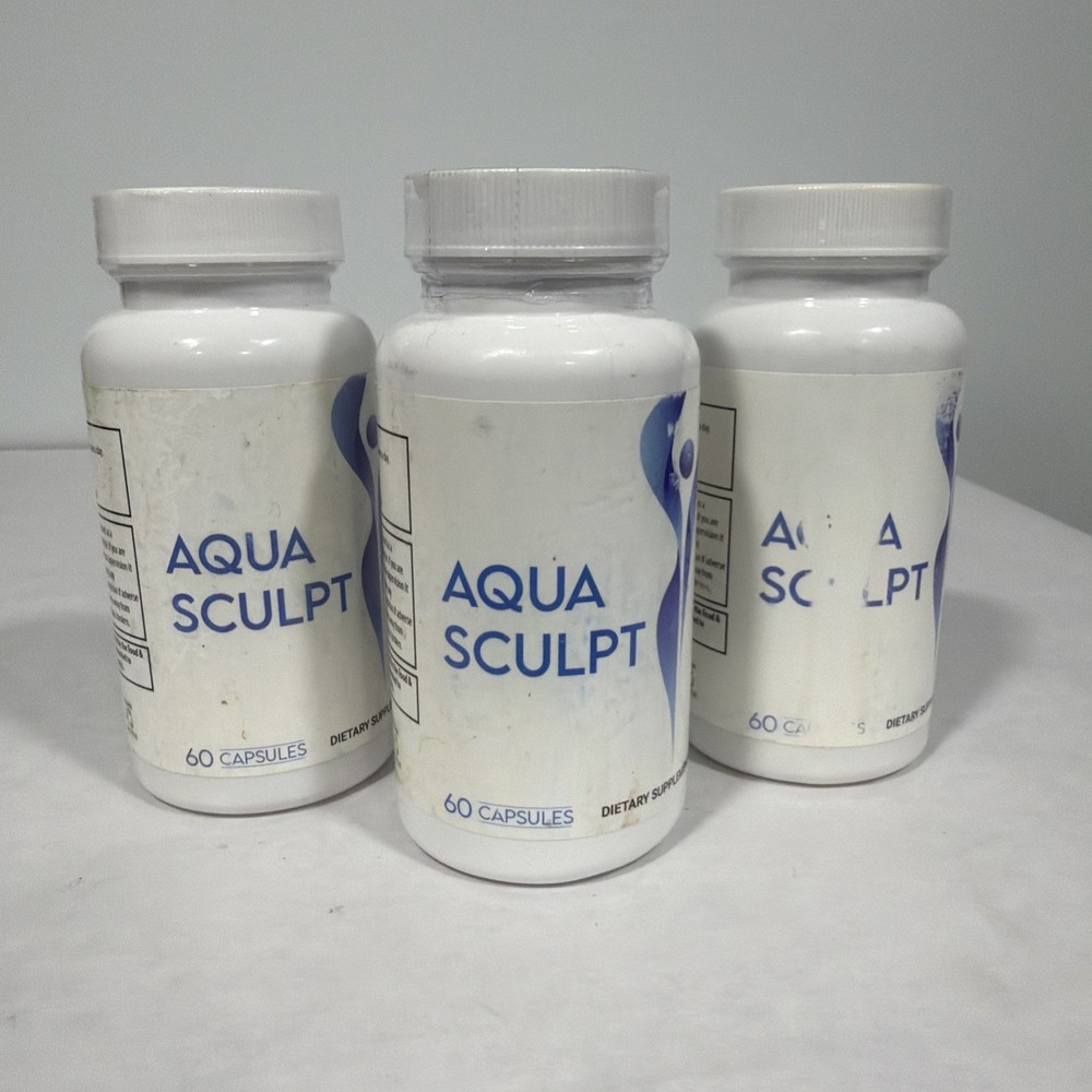 3 Pack Aqua Sculpt HEALTHY Weight Loss Support, 90 day supply, exp 12/26+