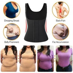 Women Waist Trainer Sweat Vest Workout Sauna Suit Tank Top Body Shaper Slimming