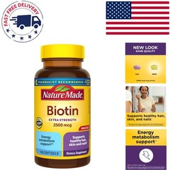 Extra Strength Biotin 2500 mcg Softgels – 150 Count for Healthy Hair & Skin