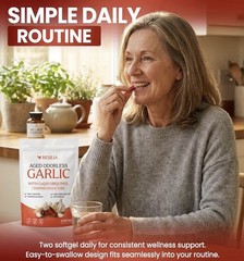 Resilia Garlic Extract 600mg Softgels (60 Count) – Odorless Aged Garlic Extra…