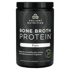 2 X Ancient Nutrition, Bone Broth Protein, Pure, 15.7 oz(446 g)