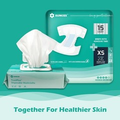SUNKISS TrustPlus Adult Diapers with Maximum Absorbency, Unisex Disposable Inc
