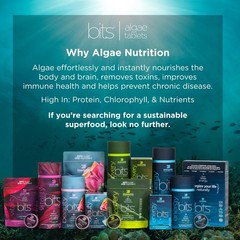 ENERGYBITS – Organic Spirulina Tablets – Plant-Based 1000 Count (Pack of 1)
