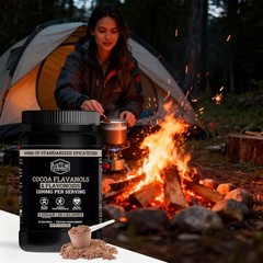 Black Supplements High Flavanol Cocoa Powder & Flavonoids Forest 1200mg
