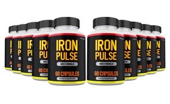 Iron Pulse Supplemement, Max Strength Formula, IronPulse Capsules (10 pack)