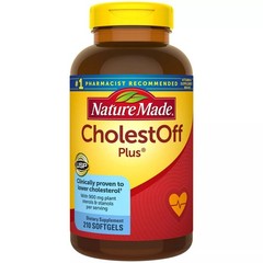 Nature Made CholestOff Plus 210 Softgels – Phytosterols for Heart Health